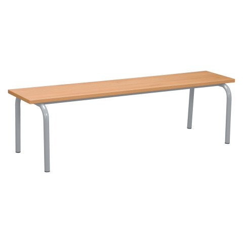 Banco escolar - Talla 3 - 3º Infantil - color barniz - patas grises