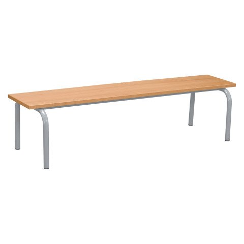Banco escolar - Talla 2 - 2º Infantil - color barniz - patas grises