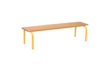 School bench Kindergarten - size 2 - middle section - varnish color