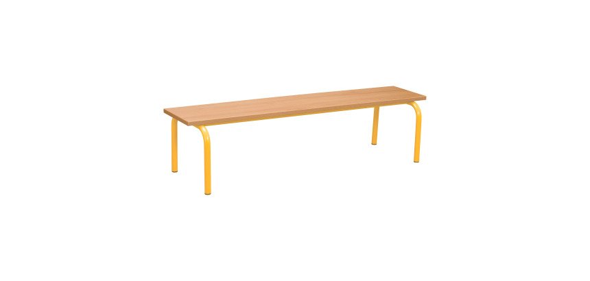 School bench Kindergarten - size 2 - middle section - varnish color