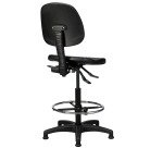 High chair WORKING with high asynchronous mechanism, footrest, and glides