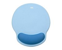 Tapis de souris avec repose-poignets We POP bleu
