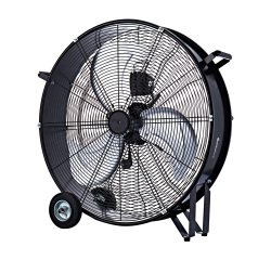 Ventilatore industriale 60cm - 3 velocità - con ruote