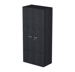 Mobile alto con ante di legno Base Plus 80 x 35 x 140 cm