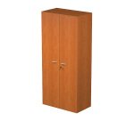 Mobile alto con ante di legno Base Plus 80 x 35 x 140 cm
