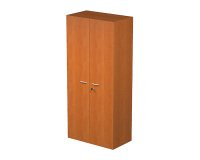 En_mobile alto con ante in legno noce