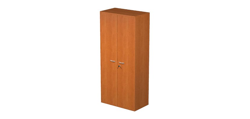 Mobile alto con ante di legno Base Plus 80 x 35 x 140 cm
