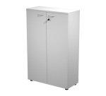 Mobile medio con ante in legno Base Plus 80 x 35 x 120 cm