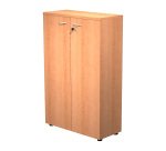 Mobile medio con ante in legno Base Plus 80 x 35 x 120 cm