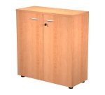 Mobile basso con ante in legno Base Plus 80 x 35 x 72 cm