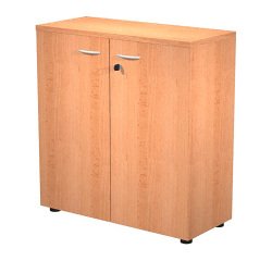Mobile basso con ante in legno Base Plus 80 x 35 x 72 cm