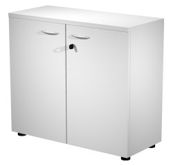 Mobile basso con ante in legno Base Plus 80 x 35 x 72 cm