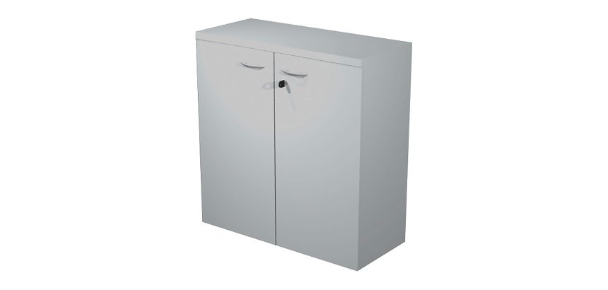 Mobile basso con ante in legno Base Plus 80 x 35 x 72 cm