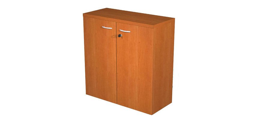 Mobile basso con ante in legno Base Plus 80 x 35 x 72 cm