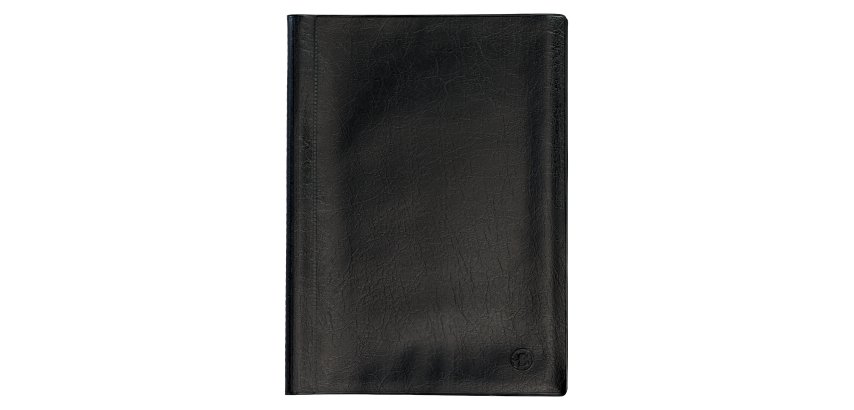 Ondoorzichtige documentbeschermers Bruneau PVC A4 20 hoesjes zwart