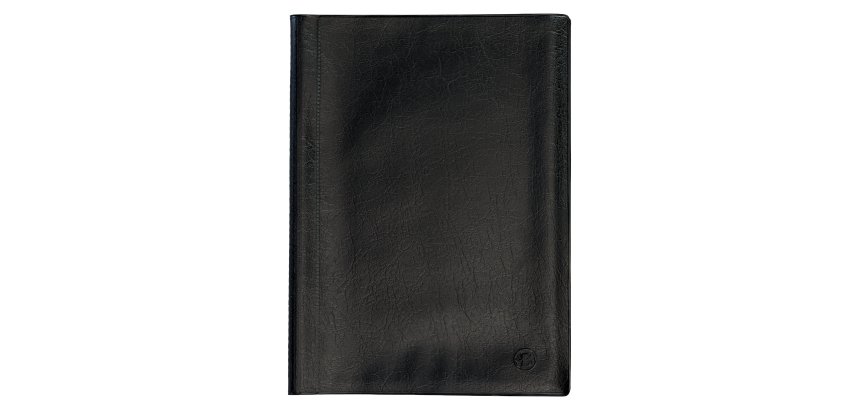 Schutzabdeckungen für Dokumente Bruneau PVC matt A4 20 Hüllen - Schwarz