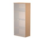 Mobile alto con ante in vetro Base Plus 80 x 35 x 180 cm
