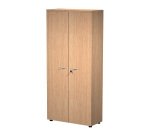 Mobile alto con ante di legno Base Plus 80 x 35 x 140 cm