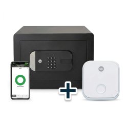 Pack Coffre-fort connecté Yale + ConnectX Wi-Fi Bridge- contrôle à distance