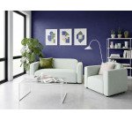 Canapé modulable Neom tissu - 2 places L.188 cm