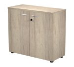 Mobile basso con ante in legno Base Plus 80 x 35 x 72 cm