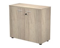Mobile basso con ante in legno Base Plus 80 x 35 x 72 cm