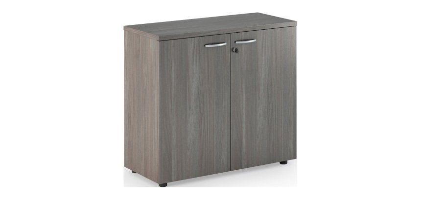 Mobile basso con ante in legno Base Plus 80 x 35 x 72 cm