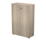 Mobile medio con ante in legno Base Plus 80 x 35 x 120 cm