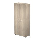 Mobile alto con ante di legno Base Plus 80 x 35 x 140 cm