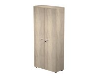Mobile alto con ante di legno Base Plus 80 x 35 x 140 cm