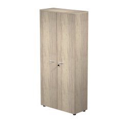 Mobile alto con ante di legno Base Plus 80 x 35 x 140 cm
