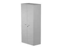 En_mobile alto con ante in legno grigio
