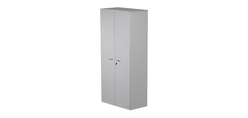 Mobile alto con ante di legno Base Plus 80 x 35 x 140 cm