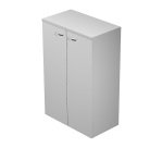 Mobile medio con ante in legno Base Plus 80 x 35 x 120 cm
