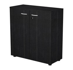 Mobile basso con ante in legno Base Plus 80 x 35 x 72 cm