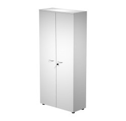 Mobile alto con ante di legno Base Plus 80 x 35 x 140 cm