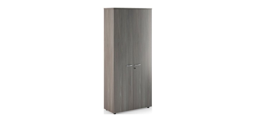 Mobile alto con ante di legno Base Plus 80 x 35 x 140 cm