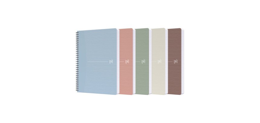 Oxford Spiralblock My Rec'up A5 14,8 x 21 - Liniert - 180 Seiten