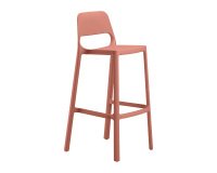 Sedia alta a sgabello break 600 SG colore rosa scuro
