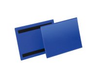 Pochette magnétique pour rayonnages - Format A5 paysage 210 x 148 mm - Boîte de 50