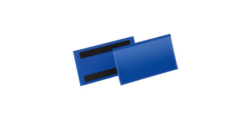 Pochette magnétique pour rayonnages - Format 150 x 67 mm - Boîte de 50