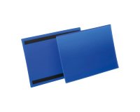 Pochette magnétique pour rayonnages - Format A4 paysage 297 x 210 mm - Boîte de 50