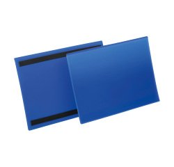 Pochette magnétique pour rayonnages - Format A4 paysage 297 x 210 mm - Boîte de 50