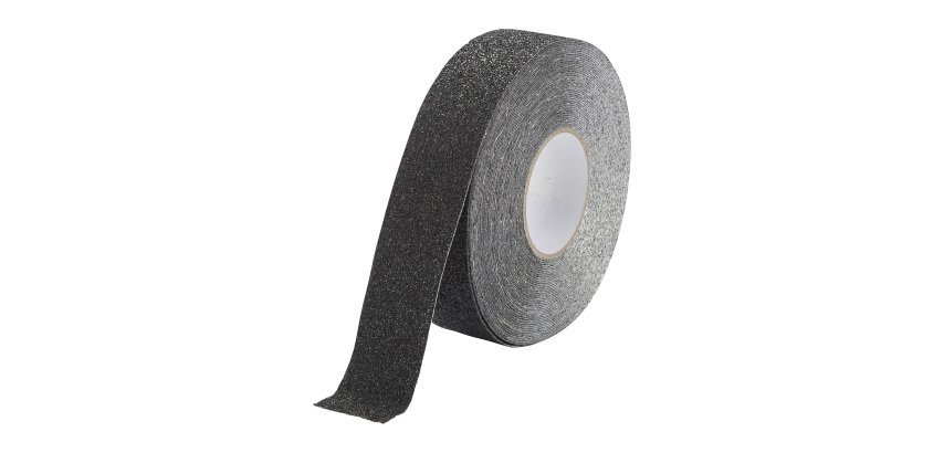 Ruban de marquage au sol antidérapant Duraline Grip+ Formfit 50 mm x 15 m, noir