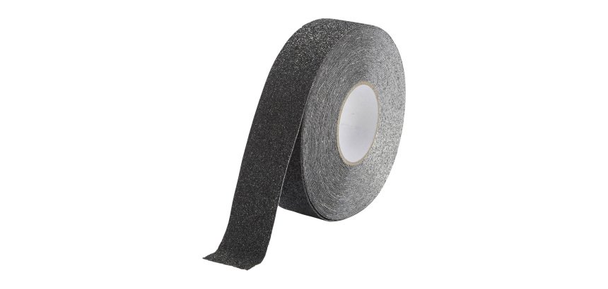 Ruban de marquage au sol antidérapant Duraline Grip+ Formfit 50 mm x 15 m, noir