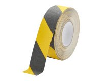 Ruban marquage au sol antidérapant Duraline Grip 15 m x 50 mm, noir/jaune