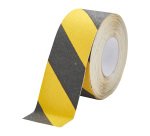 Ruban marquage au sol antidérapant Duraline Grip 15 m x 75 mm, noir/jaune