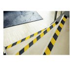 Ruban marquage au sol antidérapant Duraline Grip 15 m x 50 mm, noir/jaune