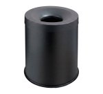 Certified Fireproof Wastebasket 15 L, black
