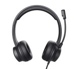 Trust HS-150 Casque avec fil Arceau Bureau/Centre d'appels, noir